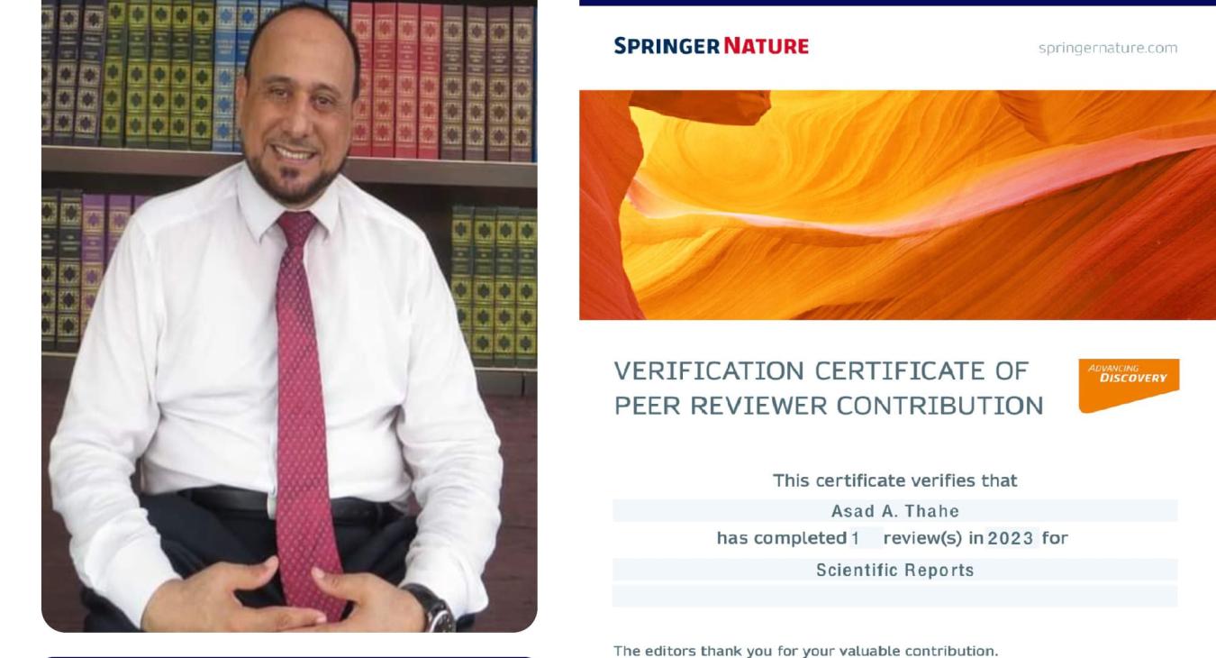 Teaching selection at the College of Applied Sciences as a scientific evaluator in an international magazine