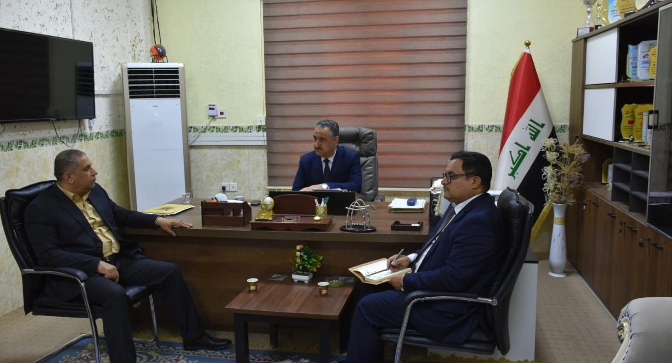 Meeting of the President of the University of Fallujah, Prof. Dr. Respected Ahmed Suleiman Hamad